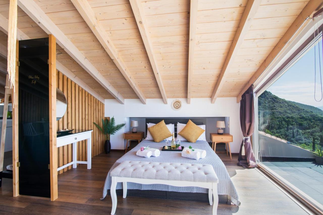 Blue Sky Loft By Corfuescapes Apartment Spartylas Exterior foto